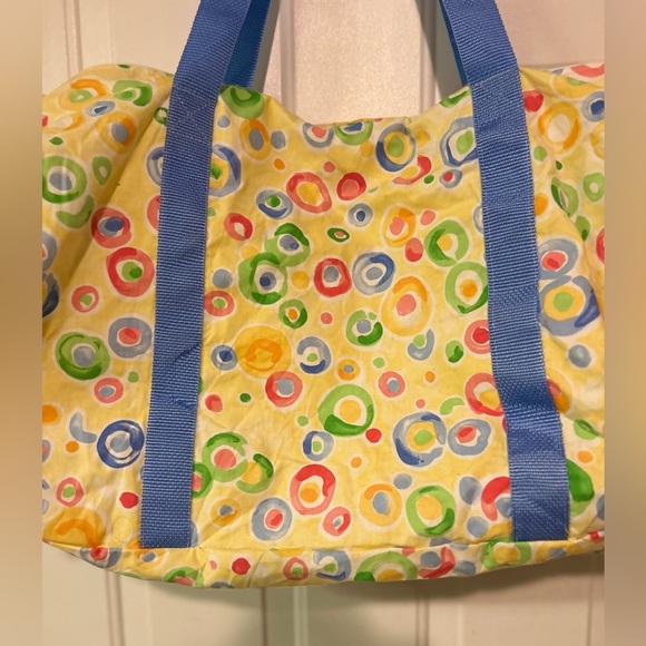 New Humor Mfg.Brand Clear Lining Beach Barrel Duffle Beach Baby Bag Made in USA - Picture 3 of 11